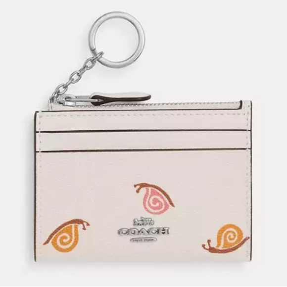 Coach Handbags - NWT Coach Mini Skinny Id Case With Snail Print